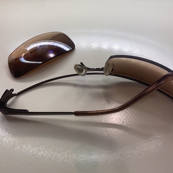 Y2K Vintage Gucci rimless sunglasses